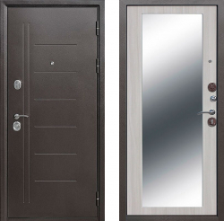 Дверь Цитадель Троя с зеркалом Лиственница