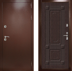 Дверь (Дверной Континент) Термаль Ультра Венге с терморазрывом