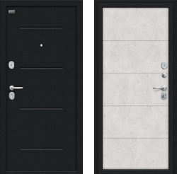 Дверь Bravo Граффити-1 Букле черное/Look Art