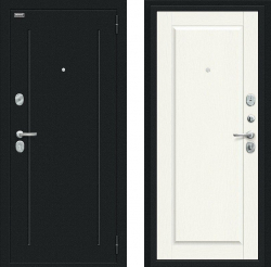 Дверь Bravo Сьют Kale Букле черное/White Wood