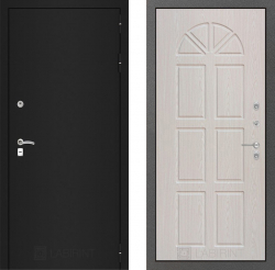 Входная дверь Лабиринт Classic шагрень черная 15 VINORIT Алмон 25