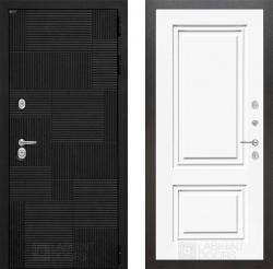 Входная дверь Лабиринт Pazl 26 Белый (RAL-9003)