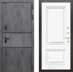 Входная дверь Лабиринт Инфинити 26 Белый (RAL-9003)