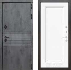 Входная дверь Лабиринт Инфинити 27 Белый (RAL-9003)