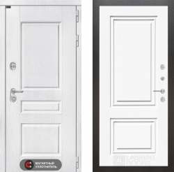Входная дверь Лабиринт Versal 26 Белый (RAL-9003)