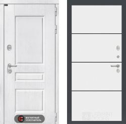 Входная дверь Лабиринт Versal 25 Белый софт
