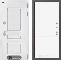 Входная дверь Лабиринт Versal 13 Белый софт