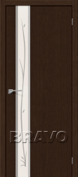 Межкомнатные двери Глейс-1 Twig (3D Wenge)
